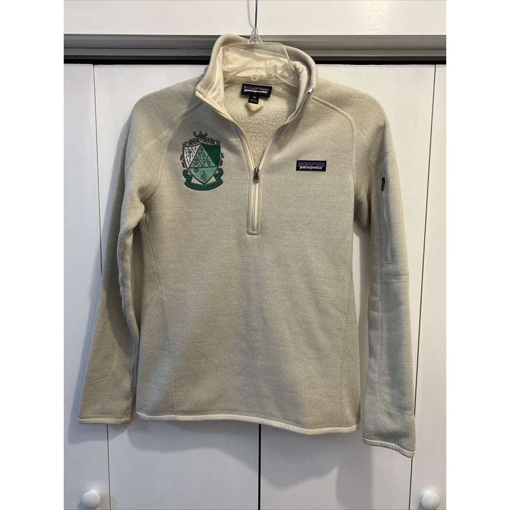 Patagonia Better Sweater Women XS 1/4 Zip Fleece Pullover Jacket KAPPA DELTA